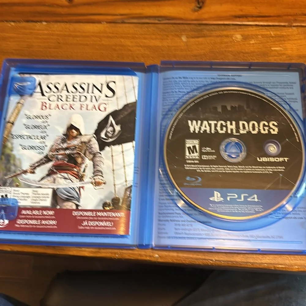 Sony PS4 Watch Dogs Game - Blue Cover